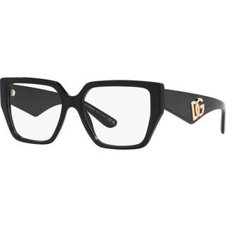 Dolce & Gabbana Kvinde DG3373 501 Optiske stel Acetat Sort Transparent Firkantet Normal