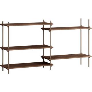 Moebe Reolsystem s.85.2.A - Smoked-Oak/Warm-Grey