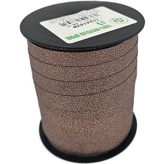 Gavebånd 10mm x 25 m - brun/glimmer (På lager i butik)