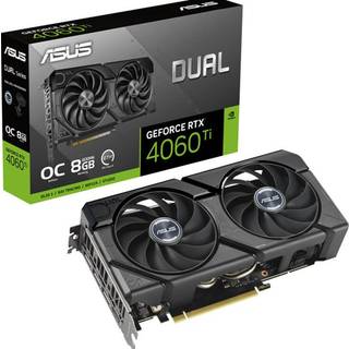 ASUS Dual GeForce RTX 4060 Ti EVO OC Edition 8GB GDDR6 PCIe 4.0 8GB GDDR6 DLSS 3 HDMI 2.1a DisplayPort 1.4a