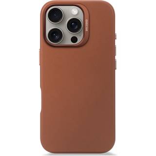 Decoded Leather Backcover Iphone 16 Pro Solbrun