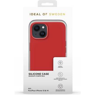 Silicone Case MagSafe iPhone 13/14 Red