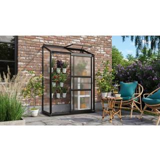 Vitavia Ida 900 Sort Drivhus 4mm Poly M/sokkel