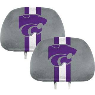 Fanmats 62050 Kansas State Wildcats Printed Head Rest Cover Set - 2 stykker