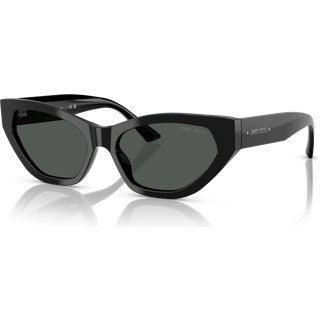 Jimmy Choo Kvinde JC5022B 500087 Solbriller Acetat Sort Grå Cat Eye Normal