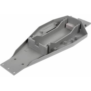 Traxxas 3728A Lower Chassis Grey (Long Battery) Bandit/Rustler