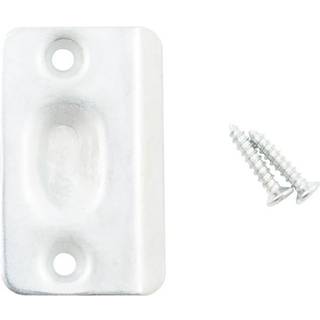 Stone Harbour Hardware Ball Catch Strike Plate 2-1/4 """" x 1-3/8 """" Satin Chrome