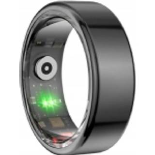 Colmi R02 vandtæt Smart Ring - dansk, svensk, engelsk sprog - størrelse: 11/20.3mm - sort
