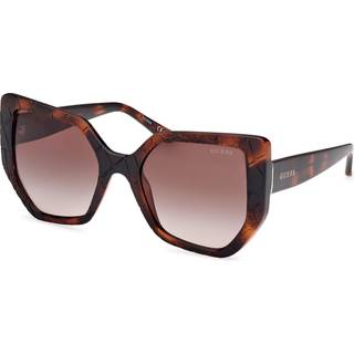 Guess Kvinde GU00153 52F Solbriller Injiceret Havana Marrone Geometrisk Normal Sfumato