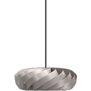 TR5 pendel, alu/sølv 40 x 18 cm