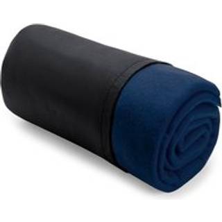 BasicPlus Fleecetæppe med Cover - Navy