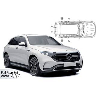 Solgardiner UV - Car Shades - Mercedes EQC 5-Dørs Årg. 2019-> - Hurtig levering