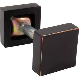 Stone Harbor Hardware Square H?ndteret huld?ksel 1 tommer x 1 tommer Passer til d?re 1-3/8 """" til 2-1/4 """" Tyk vintage bronze