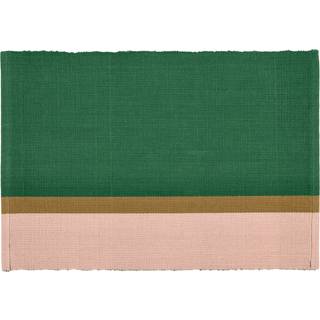 Organic Impression Dækkeserviet, Green, 33x48 cm