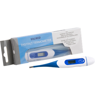 Digitalt termometer, fleksibel spids - 1 styk - Valmed