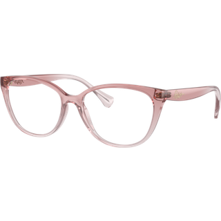Ralph Lauren Kvinde RA7135 6125 Optiske stel Injiceret Rosa Transparent Cat Eye Normal