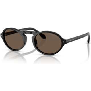 Giorgio Armani Mand AR8219U 58758T Solbriller Acetat Sort Brun Rund Normal