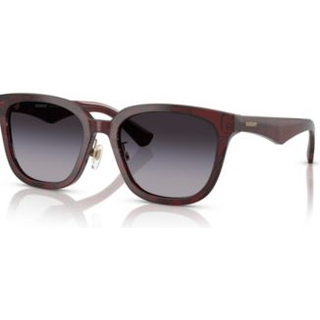Burberry Kvinde BE4446D 41158G Solbriller Acetat Rød Grå Firkantet Normal Skygge
