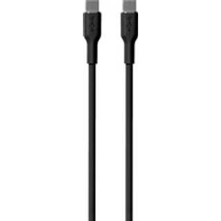 USB-C til USB-C Kabel - PURO Soft 1.5m - Sort