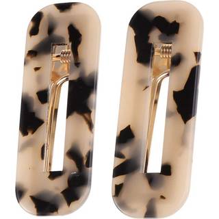 2 st sköldpaddsskal hårklipp Leopard Barrettes Vintage Hair Clip for Girls