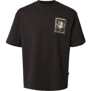SLHLOOSENORMAN PRINT SS O-NECK TEE