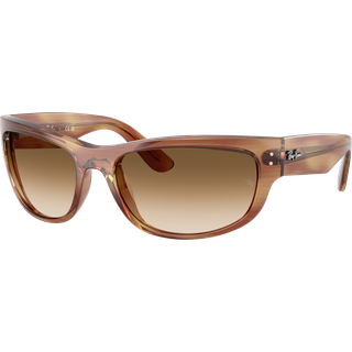 Ray-Ban RB2289 Mega Balorama 140351 60 Solbriller Mænd Brun - Transparent Striped Brown - 60mm