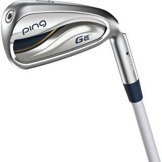 Ping G Le3 Dame Jernsæt - Chrome - Højre - 6H, 7-9, PW, SW - Ping ULT250 i Dame Lite Grafit