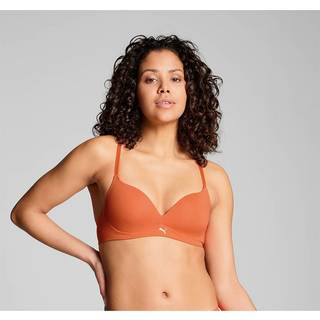 Women&#39;s Puma Soft Padded Bra (1-Pack), Orange, Size 32C, Clothing - Flame Orange - 32C
