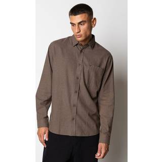 Fat Moose Frank flannel shirt Brown Melangè