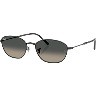 Ray - Ban Kvinde RB3749 002/71 Solbriller Metal Sort Grå Geometrisk Normal Skygge
