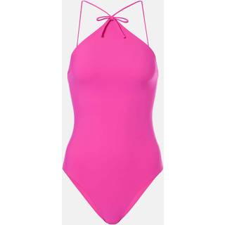 Valentino Bow-detail swimsuit - pink - XS