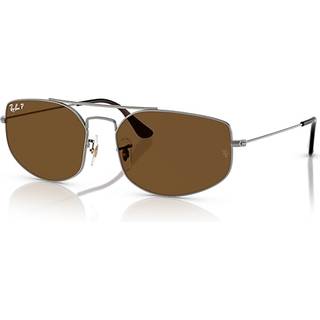 Ray - Ban Unisex RB3845 EXPLORER 5 004/57 Solbriller Metal Grå Geometrisk Polariseret