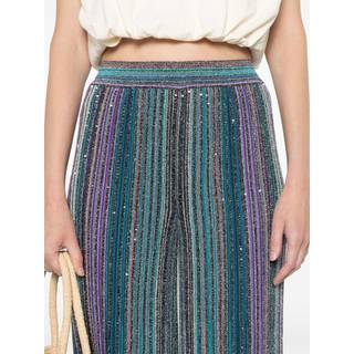 Missoni Striped lamÃ© palazzo pants - multicoloured - XS