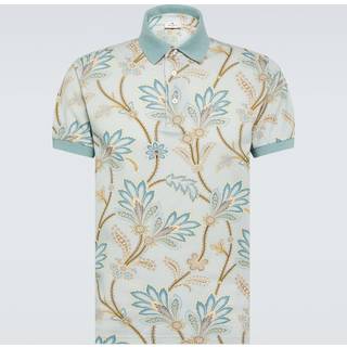 Etro Printed cotton piquÃ© polo shirt - multicoloured - EU 46