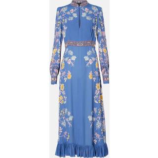 Etro Floral midi dress - blue - XXS