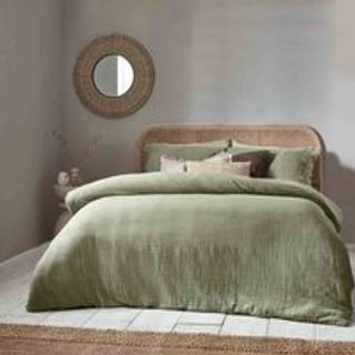Yard Yard Eucalpytus Lark Muslin 100% Cotton Duvet Cover Set