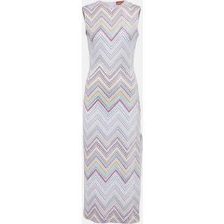 Missoni Zig-zag bouclÃ© knit midi dress - multicoloured - XL