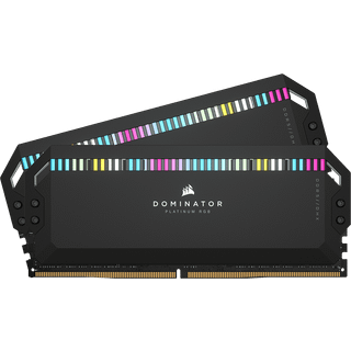 Corsair Dominator Platinum RGB DDR5-6000 - 32GB - CL30 - Dual Channel (2 pcs) - Intel XMP - Sort med RGB