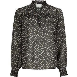 Neo Noir - Rhia Secret Flower Blouse - Black