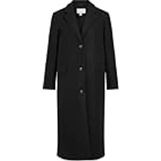 Vila - Visolo L/s Coat - Damejakker - Black - 38