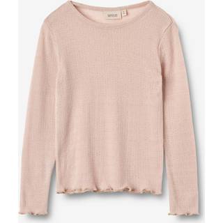 Wheat Alli Uld T-shirt Langærmet - Pale lilac