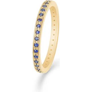 Mads Z - Poetry ring i 14 kt guld m. safirer