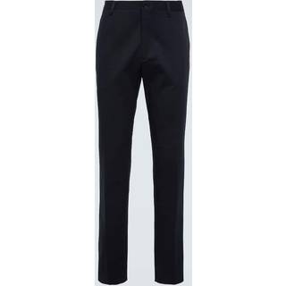 Etro Floral cotton jacquard chinos - blue - EU 58