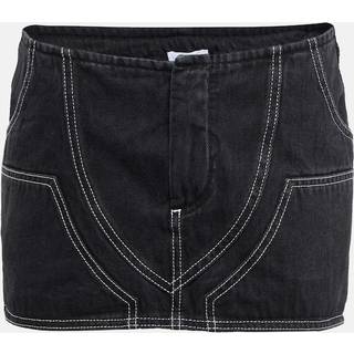 Off-White Low-rise denim miniskirt - black - M