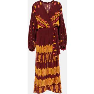 Johanna Ortiz Printed silk wrap dress - multicoloured - XXS