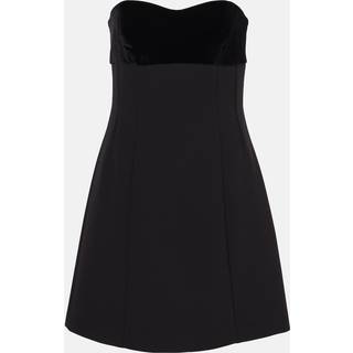 Max Mara Trani strapless cotton minidress - black - M-L
