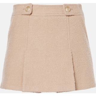 Tom Ford Wool and silk-blend bouclÃ© miniskirt - beige - XL