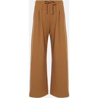 Max Mara Leisure Curve cotton-blend sweatpants - brown - S