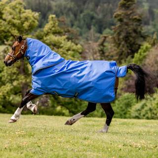 Horseware Amigo Hero Ripstop Plus 100 g. - 155 cm. / Blue/Navy&Gray