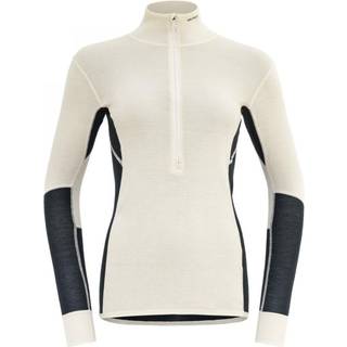 Devold Women's Wool Mesh 190 Zip Neck Ink/Offwhite, L